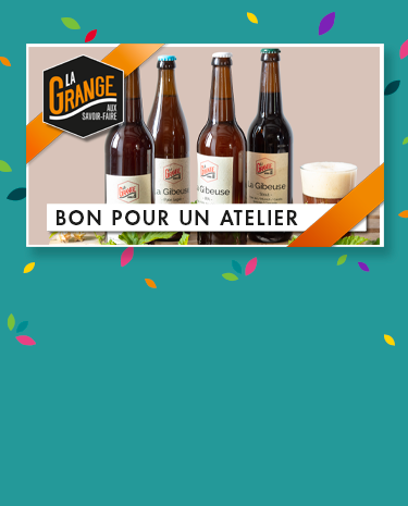 Bon cadeau pour l'atelier Bière maison - La Grange aux savoir-faire