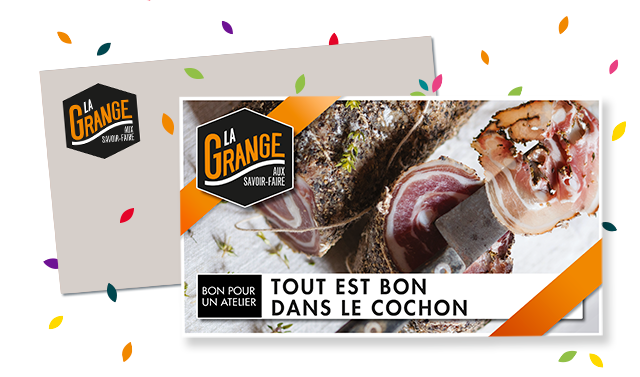 Bon cadeau pour l'atelier Tout est bon dans le cochon