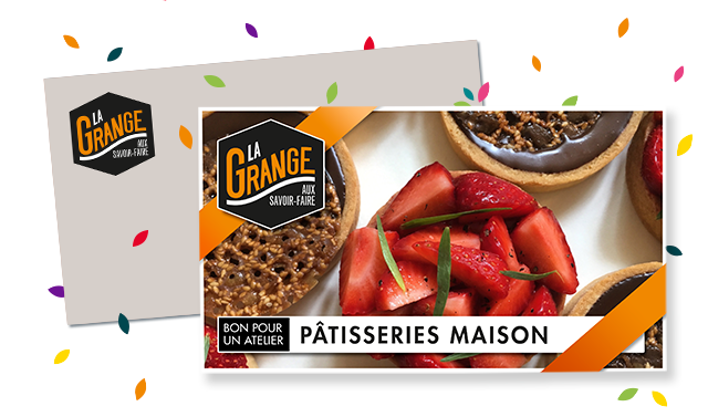 Bon cadeau pour l'atelier Pâtisseries maison
